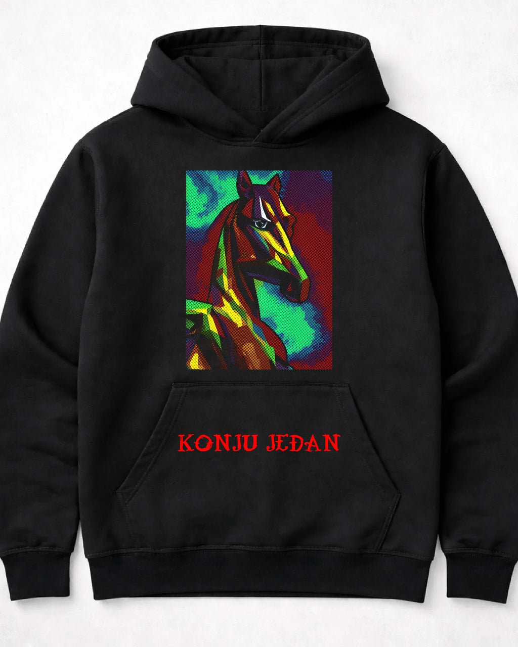 pulover s kapuco "konju jedan"