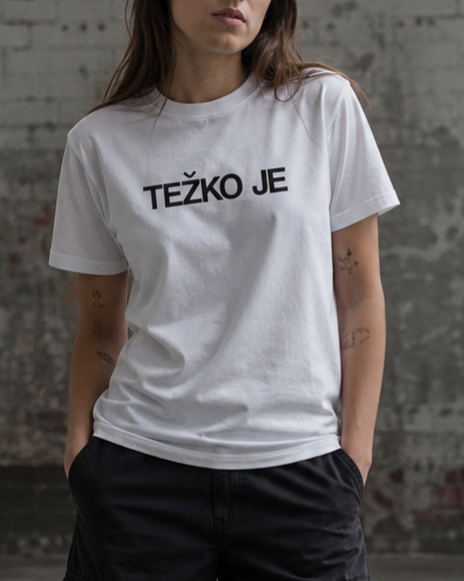 majica "težko je"