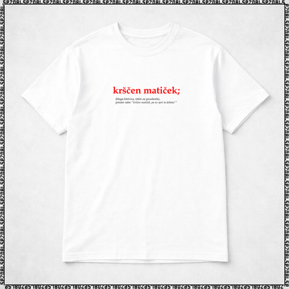 majica "krščen matiček"
