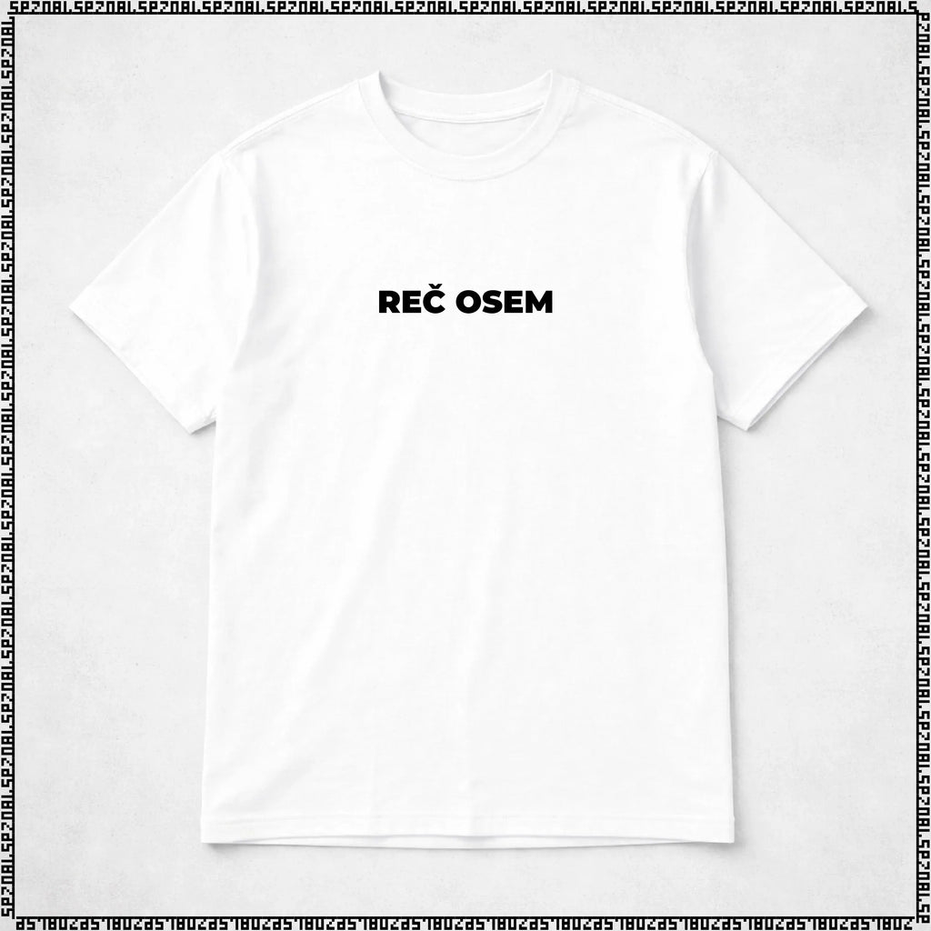 majica "reč osem"