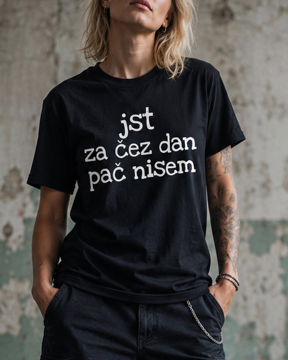 majica "jst za čez dan pač nisem"