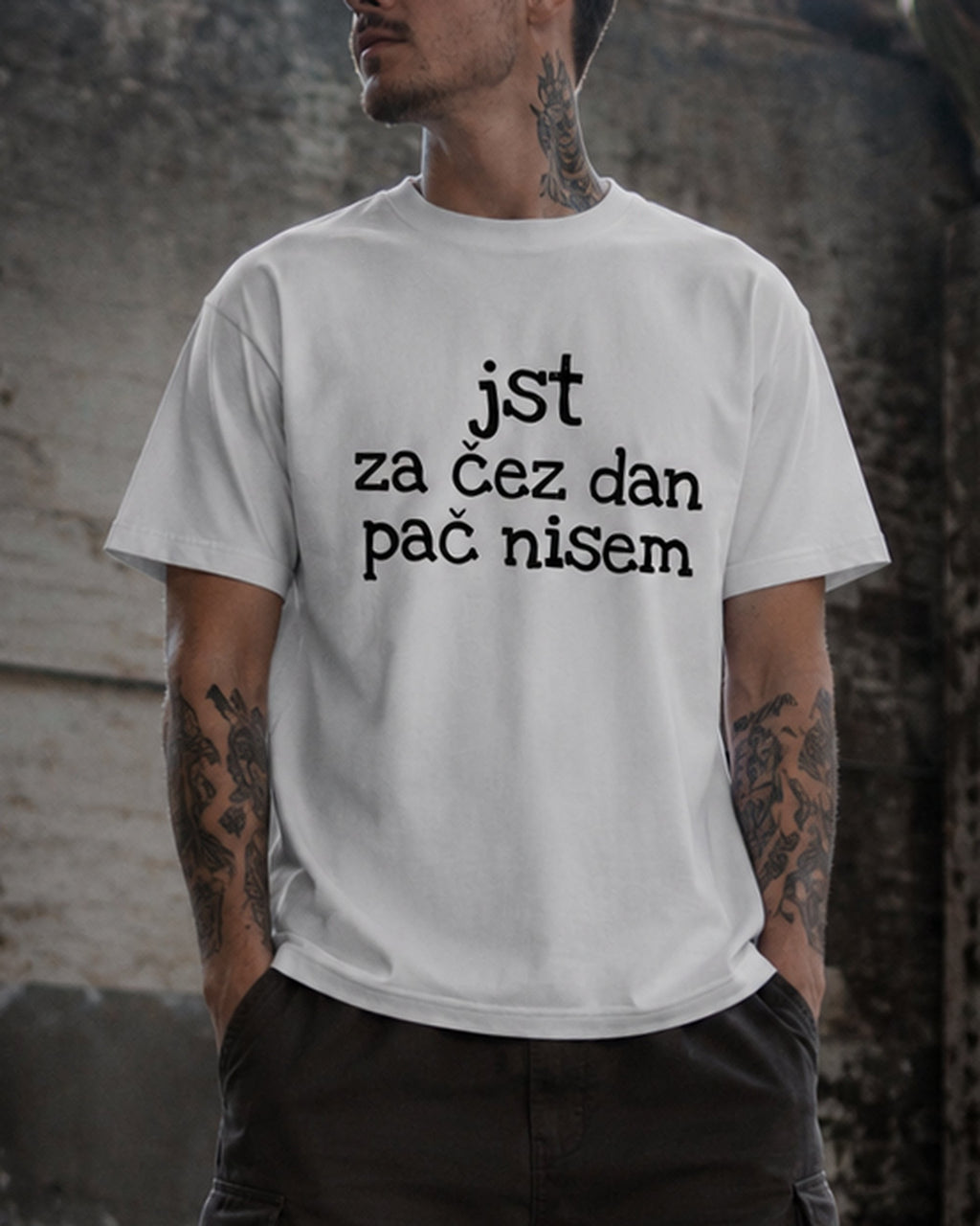 majica "jst za čez dan pač nisem"