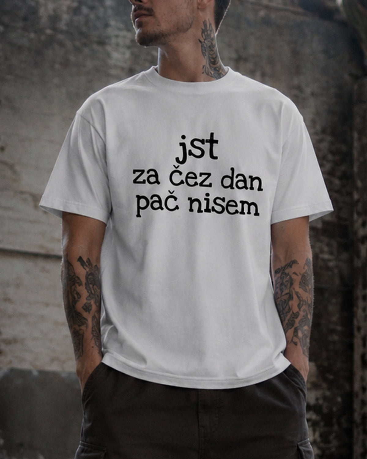 majica "jst za čez dan pač nisem"
