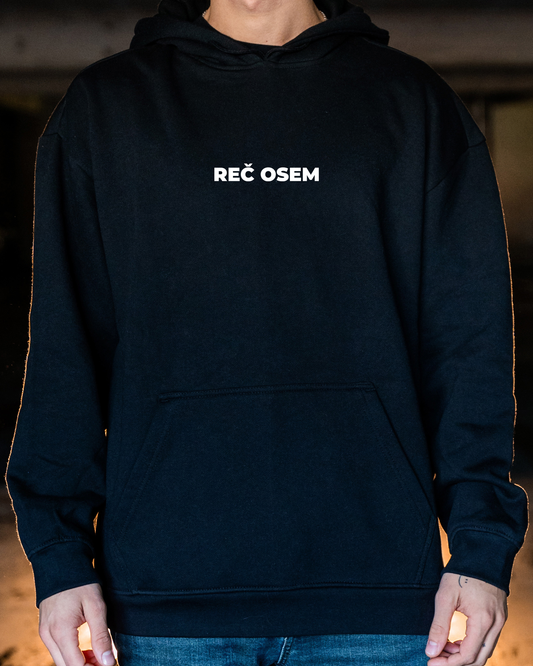 reč osem hoodie