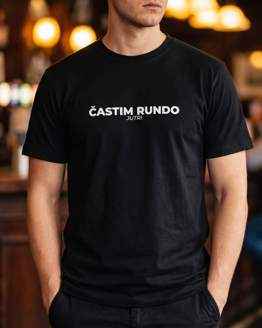 majica "častim rundo jutri"