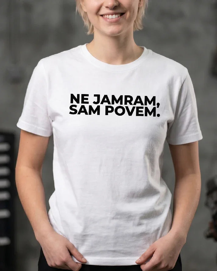 majica "ne jamram, sam povem."
