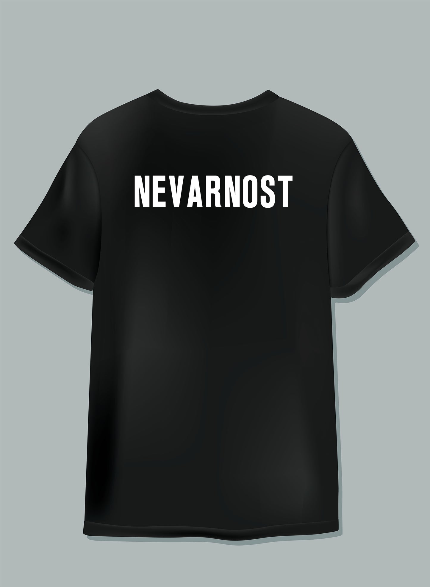 nevarnost shirt (tisk na hrbtu)