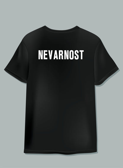 nevarnost shirt (tisk na hrbtu)