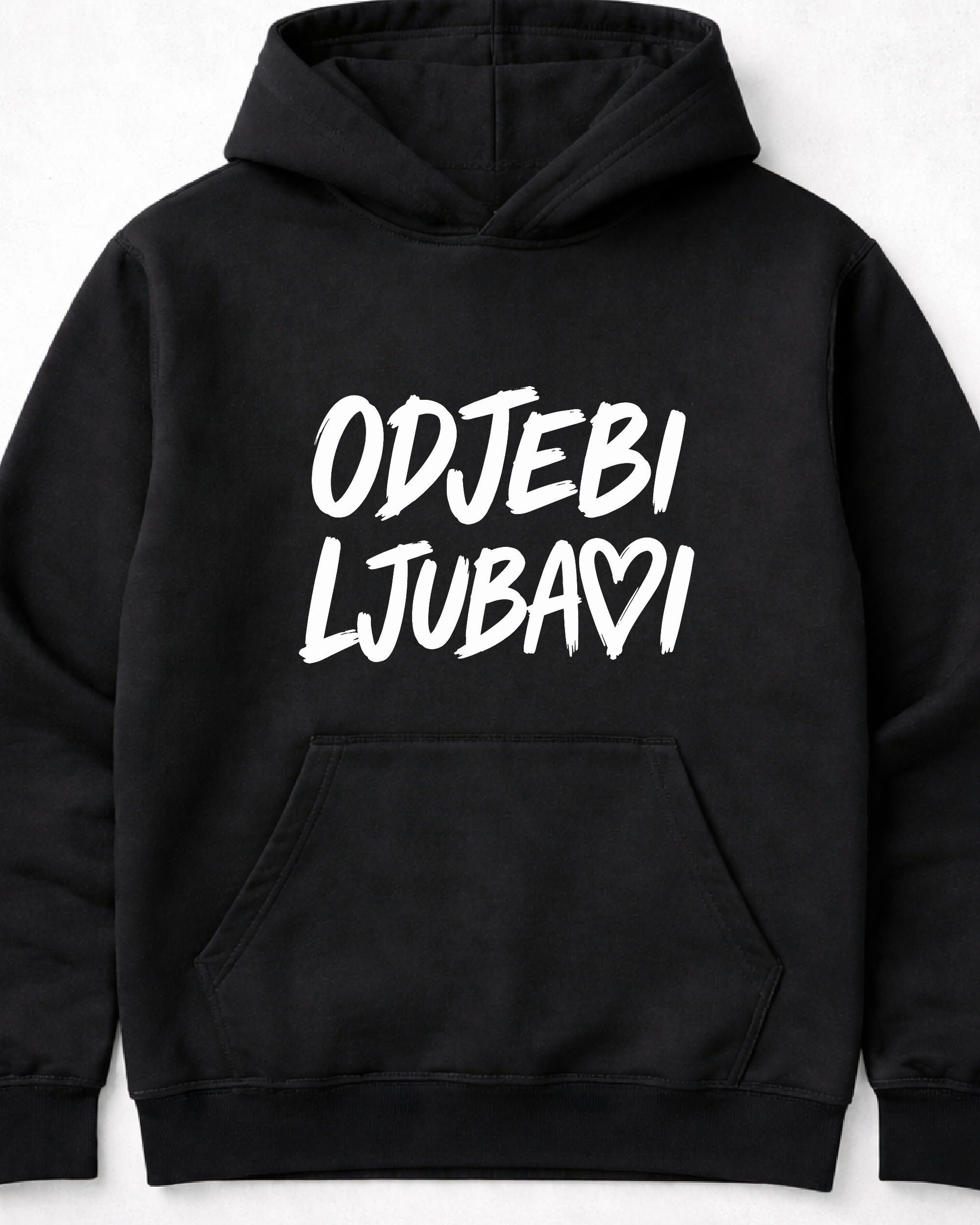 pulover s kapuco "odjebi ljubavi"