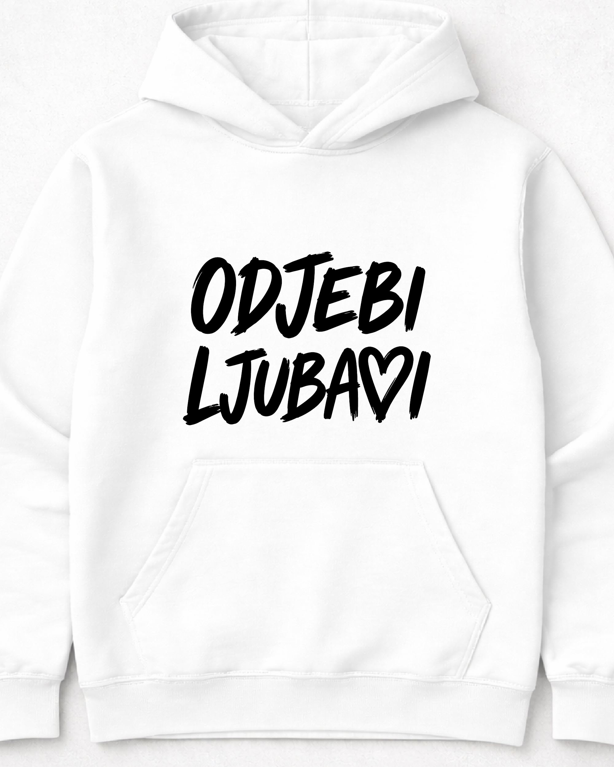 pulover s kapuco "odjebi ljubavi"
