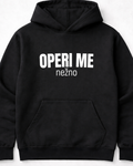 pulover s kapuco "operi me nežno"