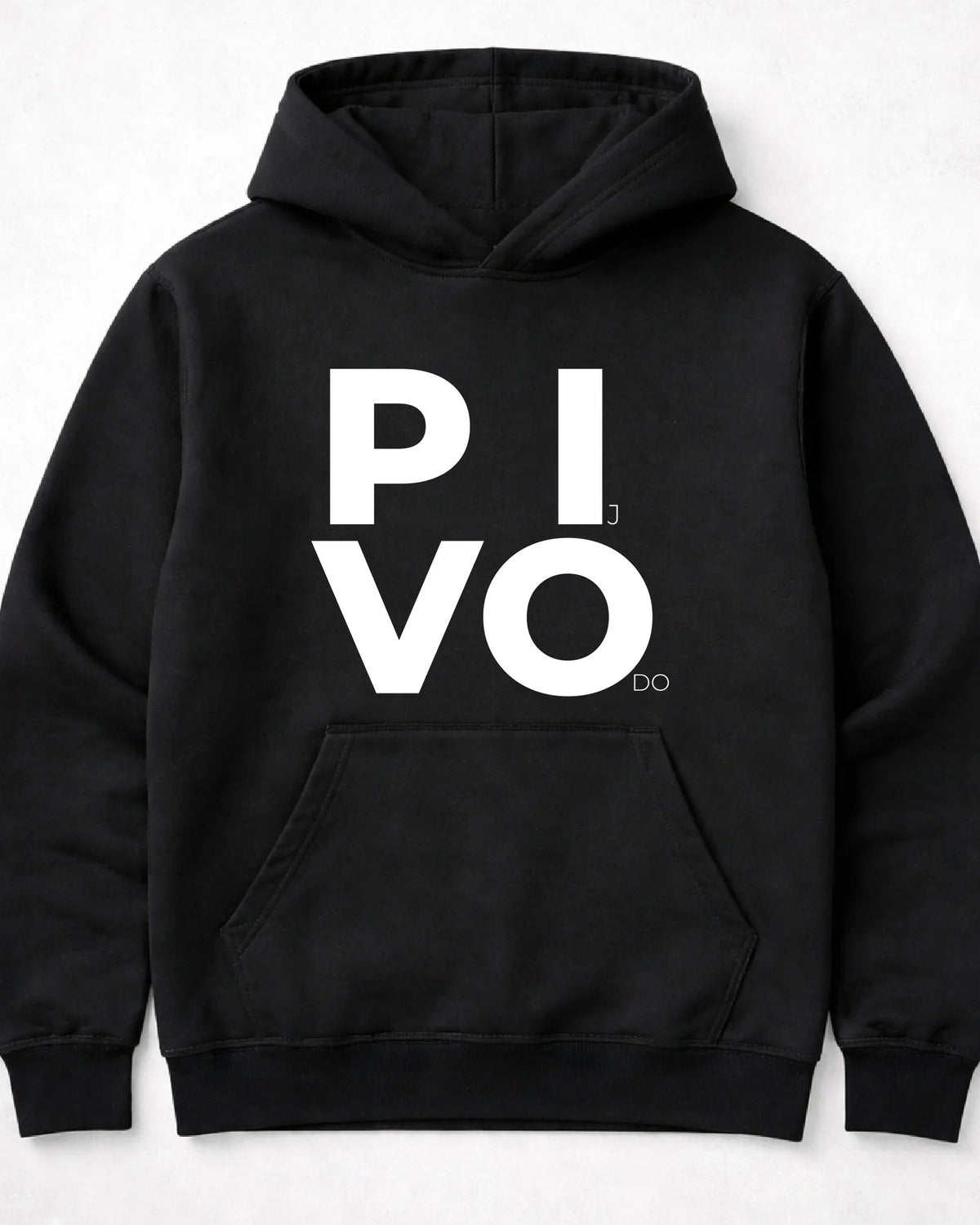 pulover s kapuco "pij vodo"