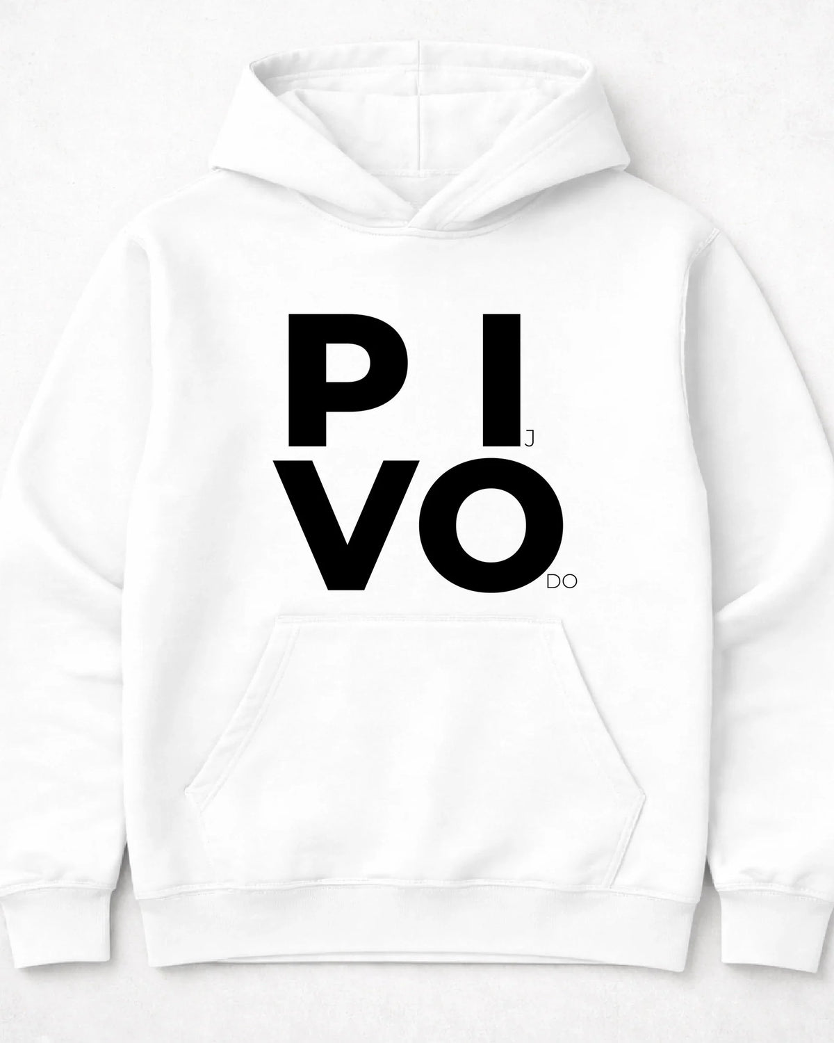pulover s kapuco "pij vodo"
