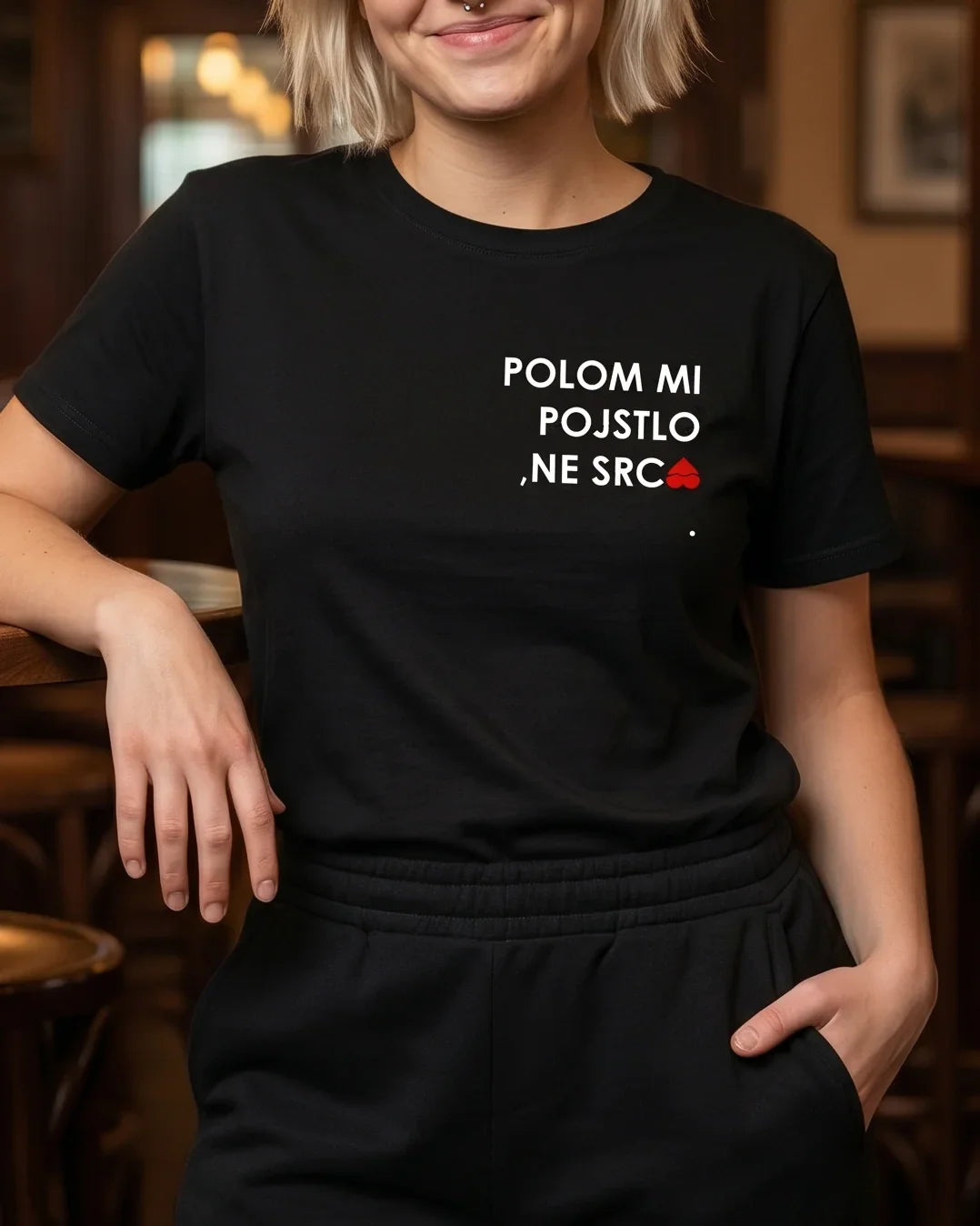 majica "polom mi pojstlo, ne srca"