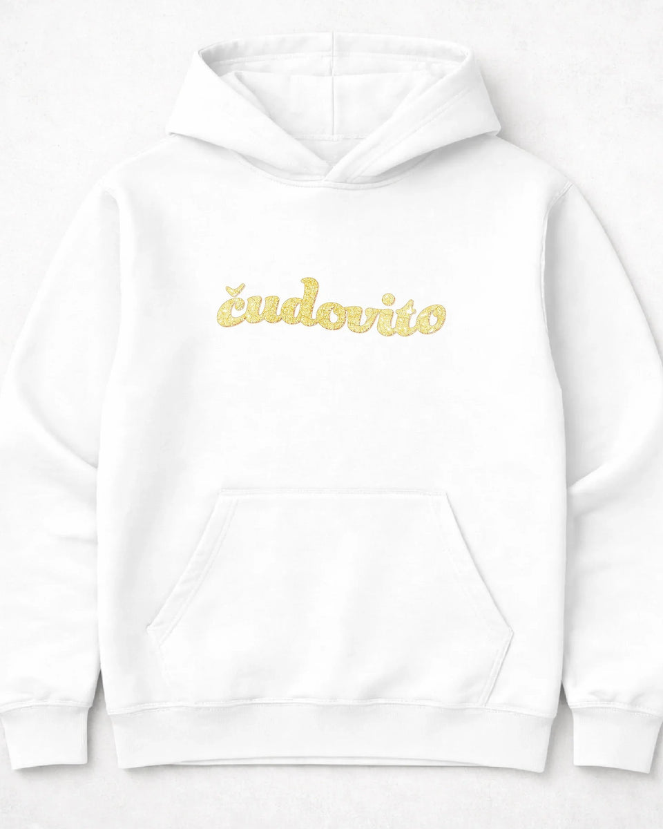 pulover s kapuco "čudovito"