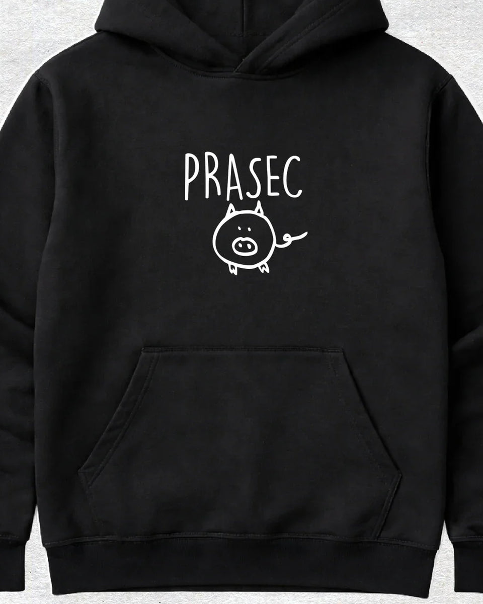 pulover s kapuco "prasec"