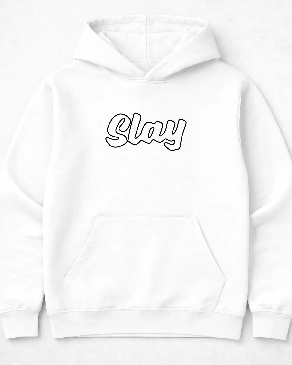 pulover s kapuco "slay"