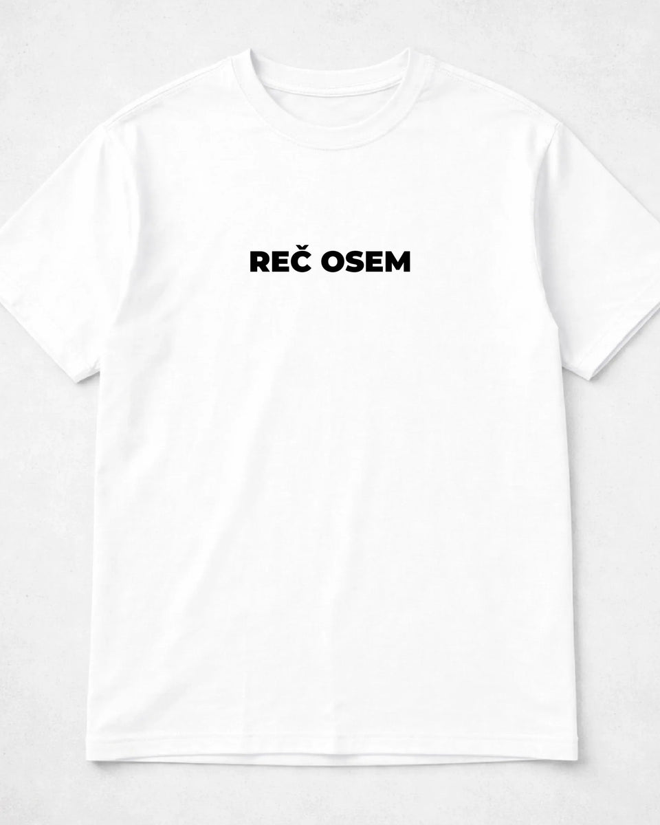 majica "reč osem"