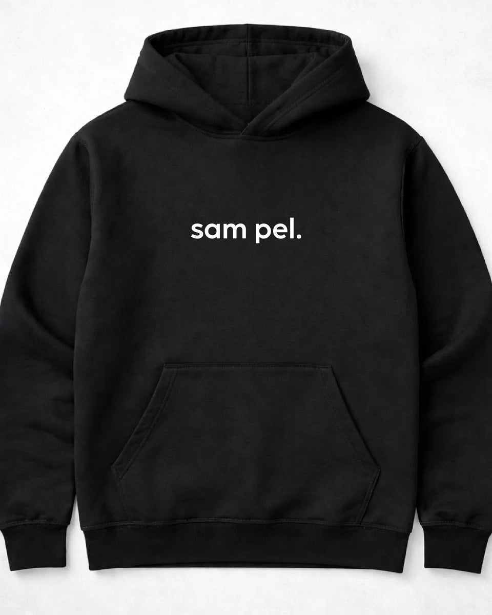 pulover s kapuco "sam pel"