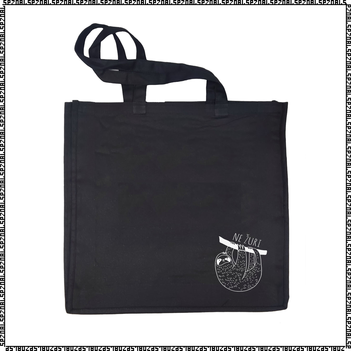 nakupovalna vreča "ne žuri"