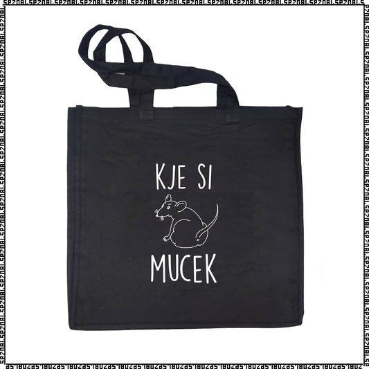 nakupovalna vreča "kje si mucek"