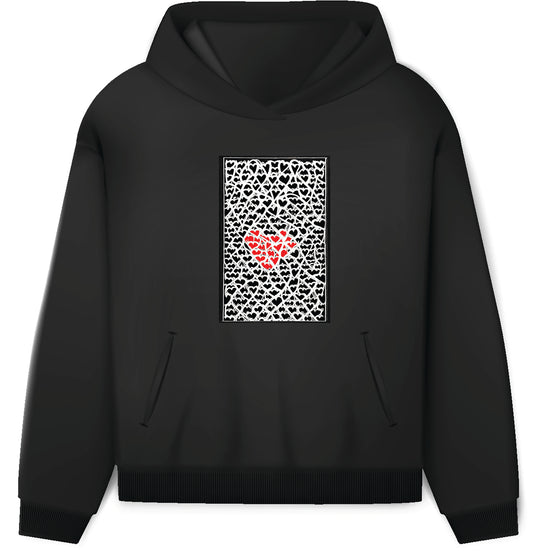 srčki v2 hoodie